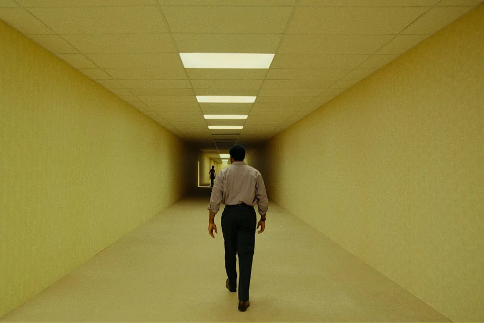 Chiwetel Ejiofor in "Backrooms," the horror movie that had a record opening weekend at the box office.