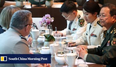 Exclusive | Chinese and UK officials at Shangri-La Dialogue vow to strengthen military ties