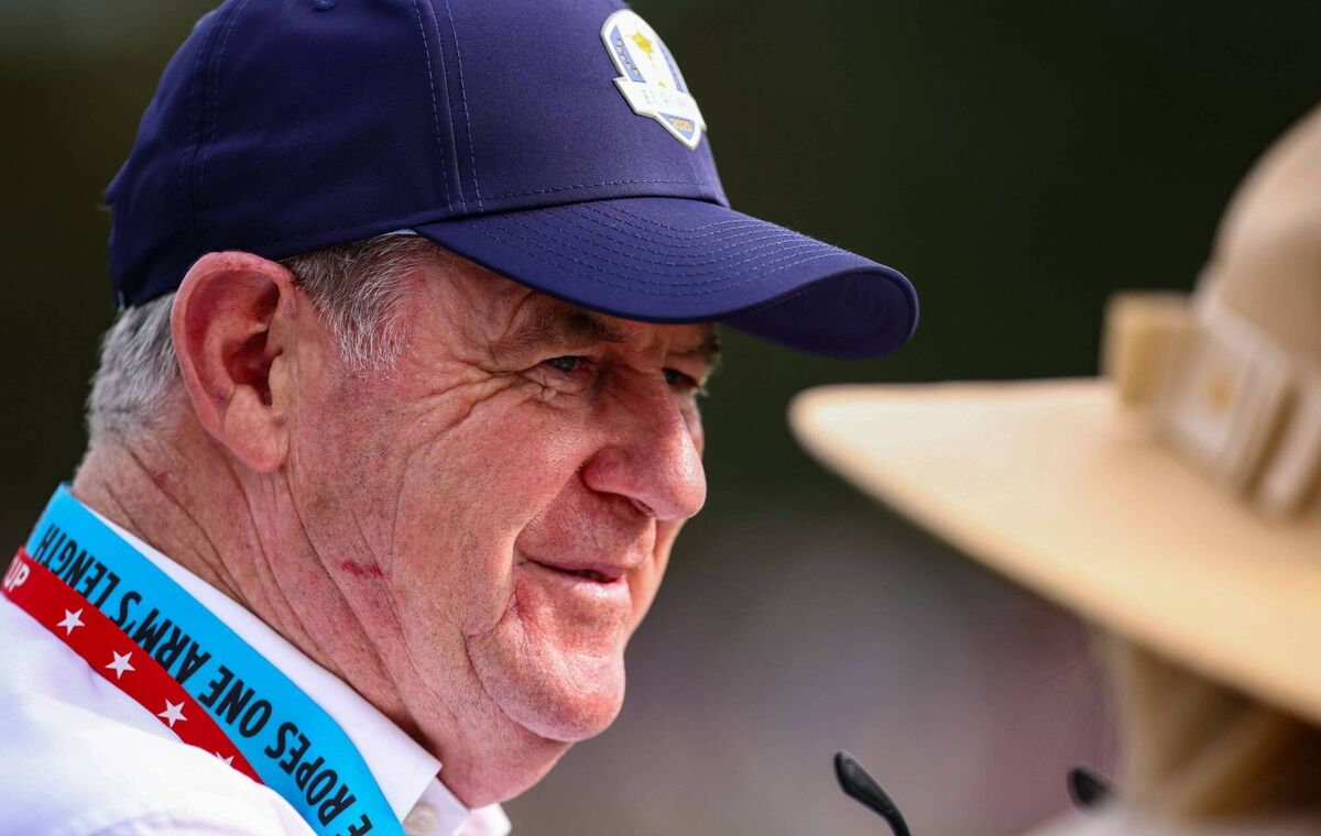 JP McManus at the 2025 Ryder Cup in New York. Picture: Vaughn Ridley/Sportsfile