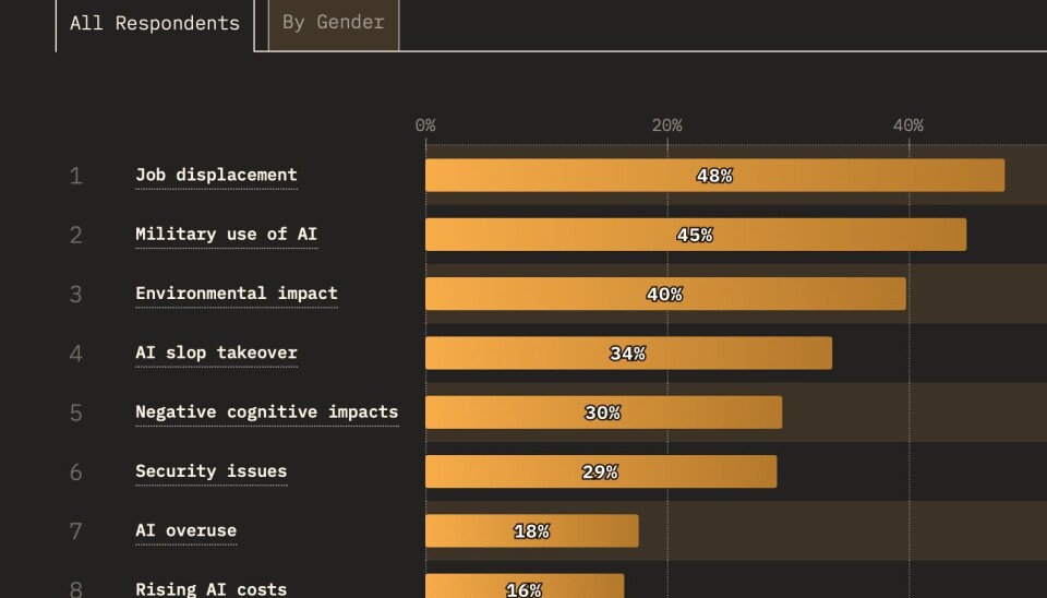 AI risks: web developers worry most about job displacement but other concerns are close behind