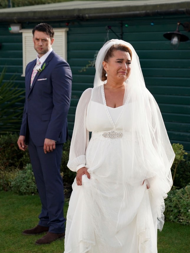 Mark watched on as Vicki breaks down in EastEnders