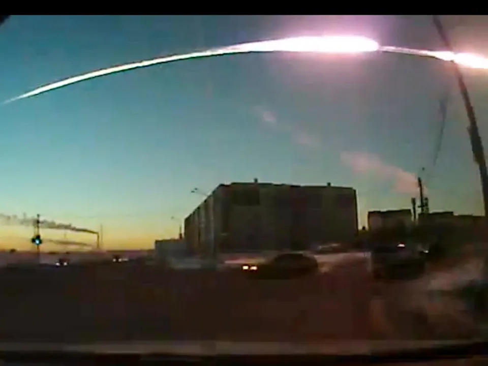 The Chelyabinsk meteor entered the Earth’s atmosphere on 15 February, 2013 (Supplied)