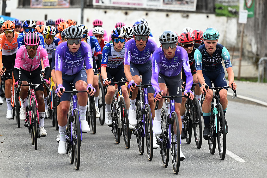 INNSBRUCK, AUSTRIA - APRIL 20: Ben O&amp;apos;Connor of Australia and Team Jayco AlUla competes during the 48th Tour of the Alps 2026, Stage 1 a 144.3km stage from Innsbruck to Innsbruck on April 20, 2026 in Innsbruck, Austria. (Photo by Tim de Waele/Getty Images)