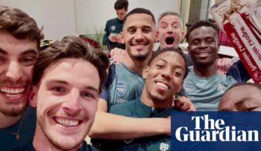 Arsenal crowned Premier League champions after Manchester City draw | Arsenal