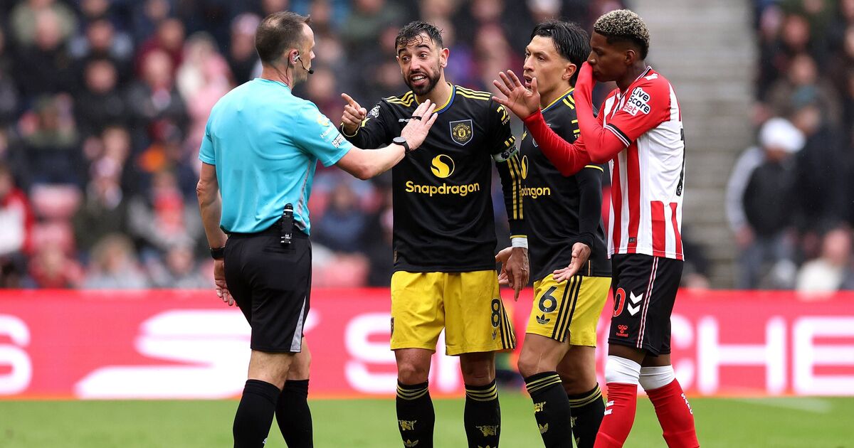 Bruno Fernandes gets Man Utd red card verdict as 'scared' refs slammed | Football | Sport