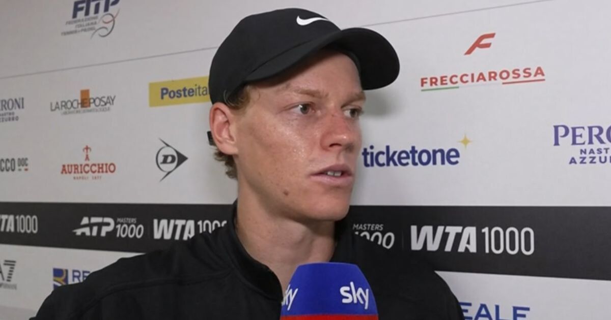 Jannik Sinner sparks concern with actions during Italian Open interview | Tennis | Sport