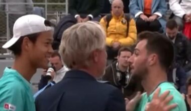 French Open bust-up erupts as umpire forced to separate players | Tennis | Sport