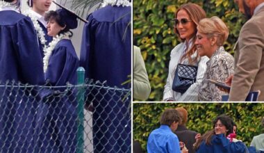 Jennifer Lopez And Ben Affleck's Son Cheer On Her Daughter Emme at High School Graduation