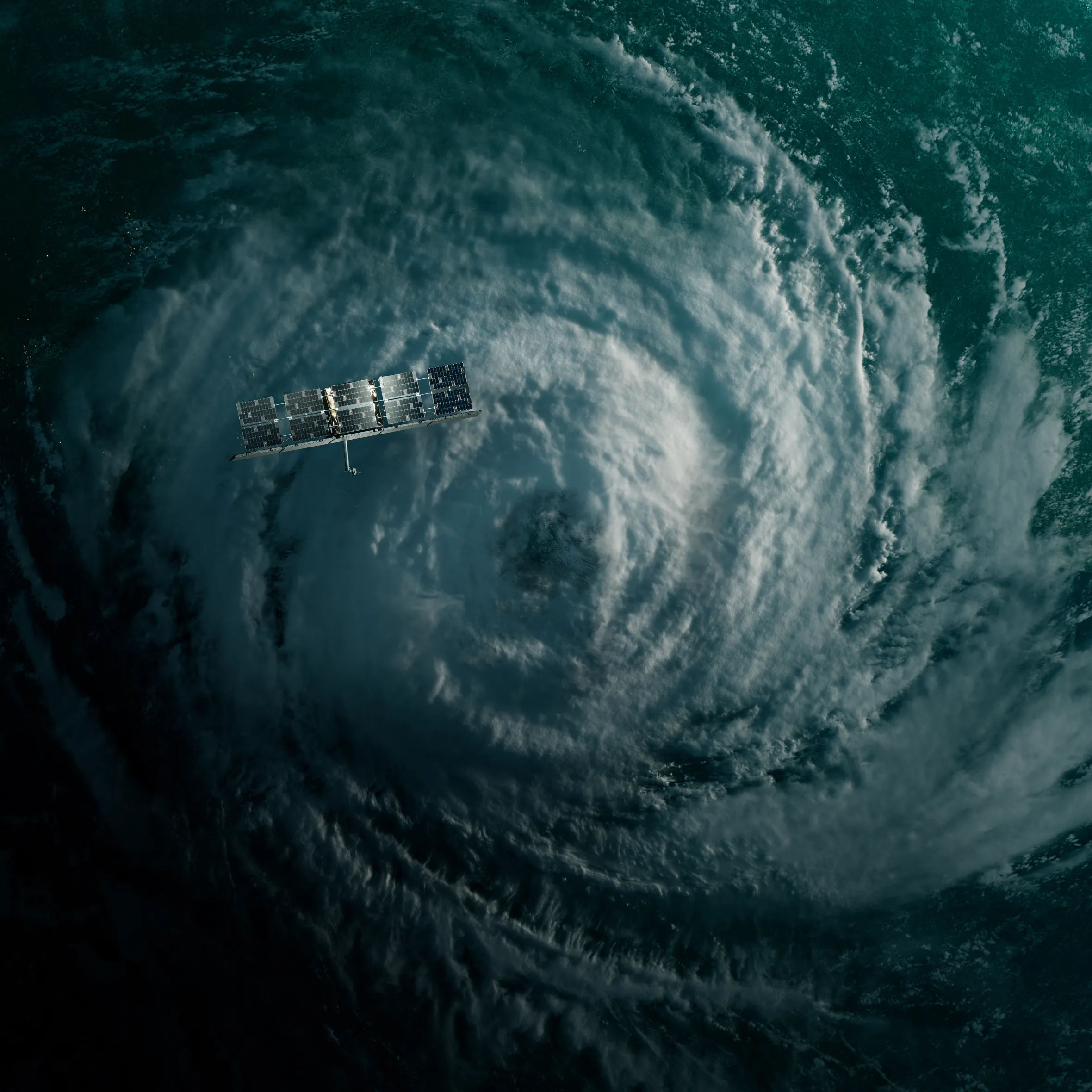 ICEYE Hurricane Satellite picture.