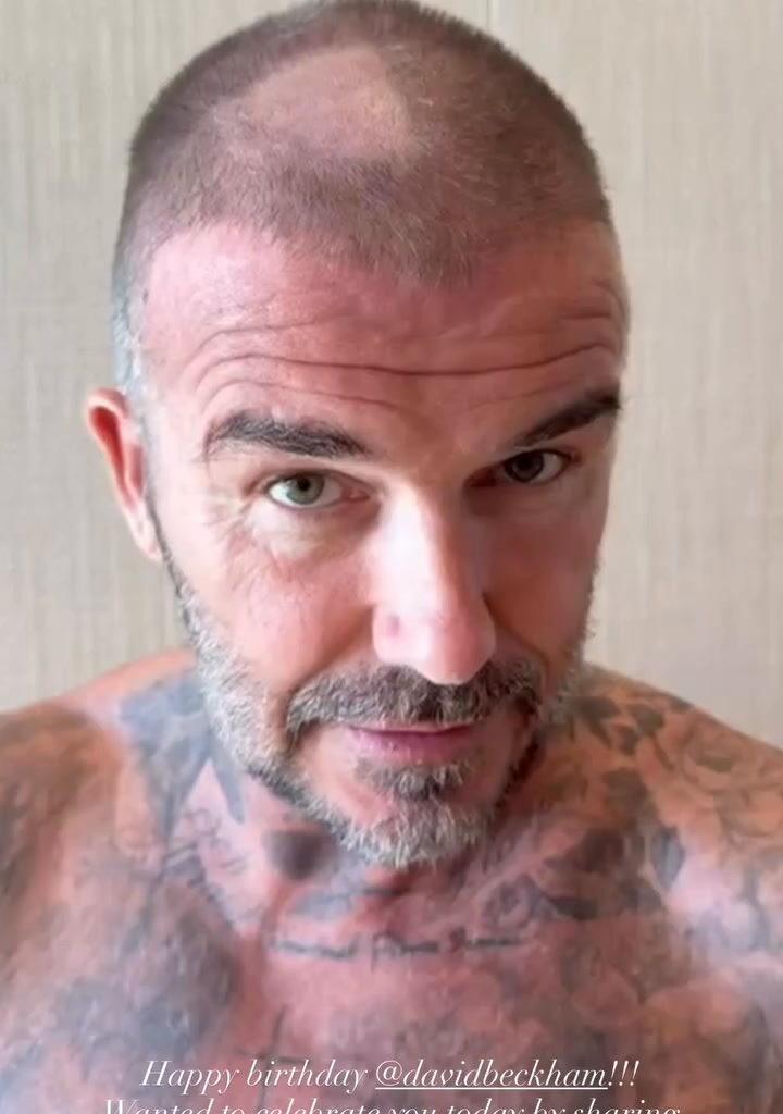 Victoria Beckham celebrates David Beckham's birthday by exposing one of his 'finest moments' - Yahoo Life UK
