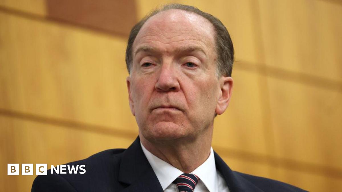 Then-World Bank President David Malpass at the Stanford Institute for Economic Policy Research (SIEPR) on 28 September, 2022 in Stanford, California.