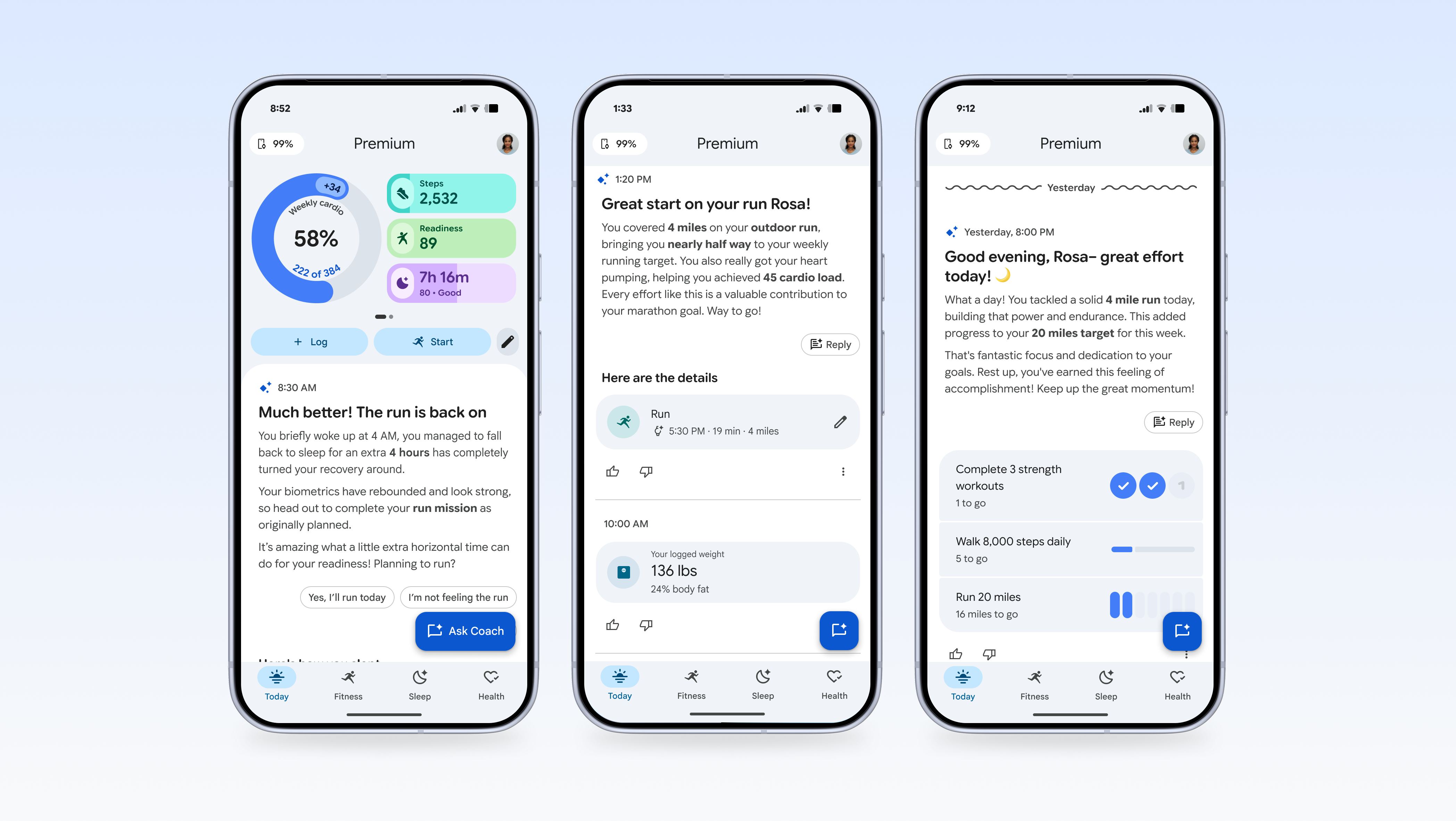 Google Health Coach screenshot