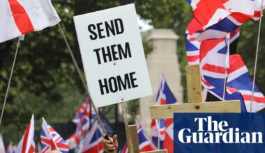 JD Vance urges UK anti-immigration activists to ‘keep on going’ | US news