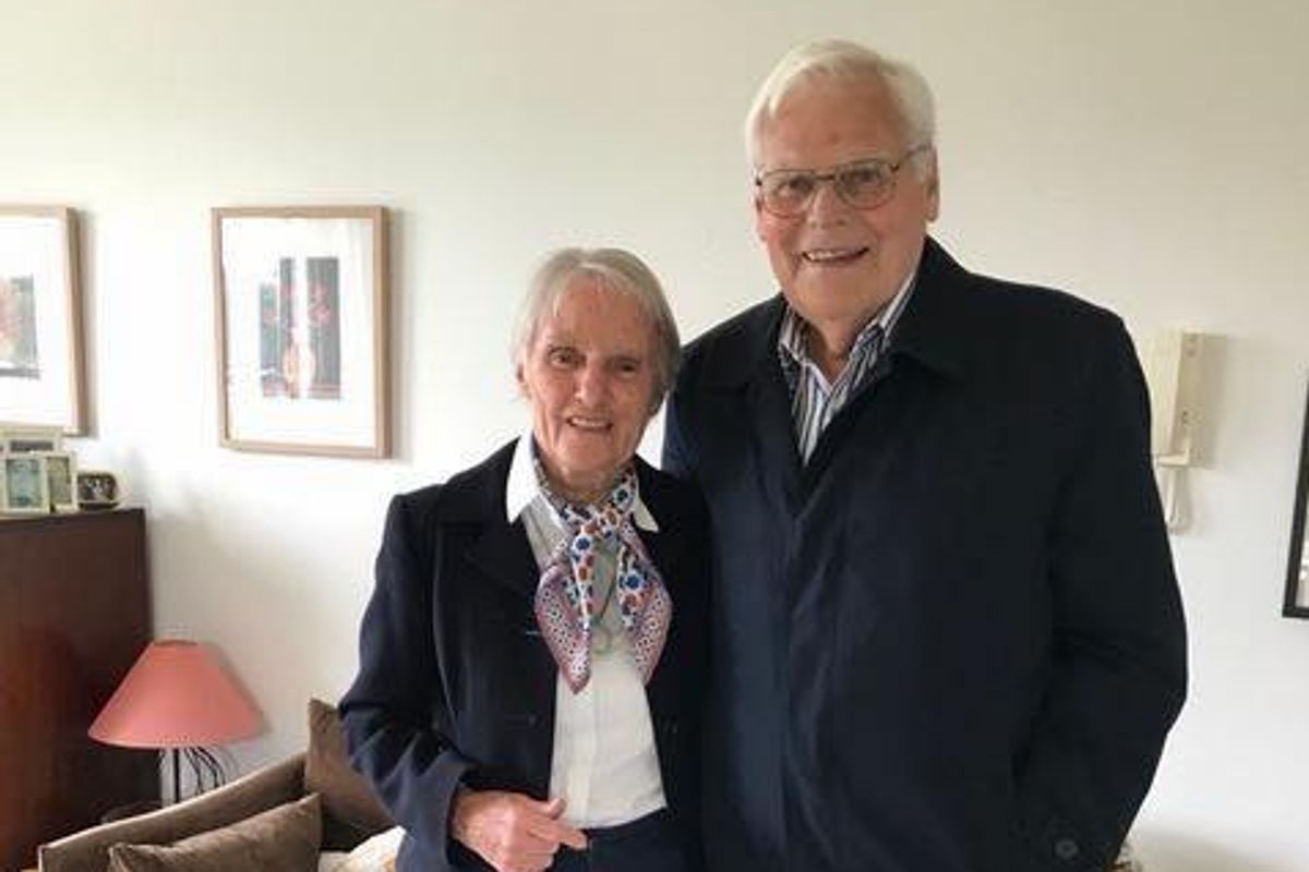 Irvine and Rosie from Co Down - aged 94 and 88 - got in touch with Joe Wicks to praise him for helping them keep fit