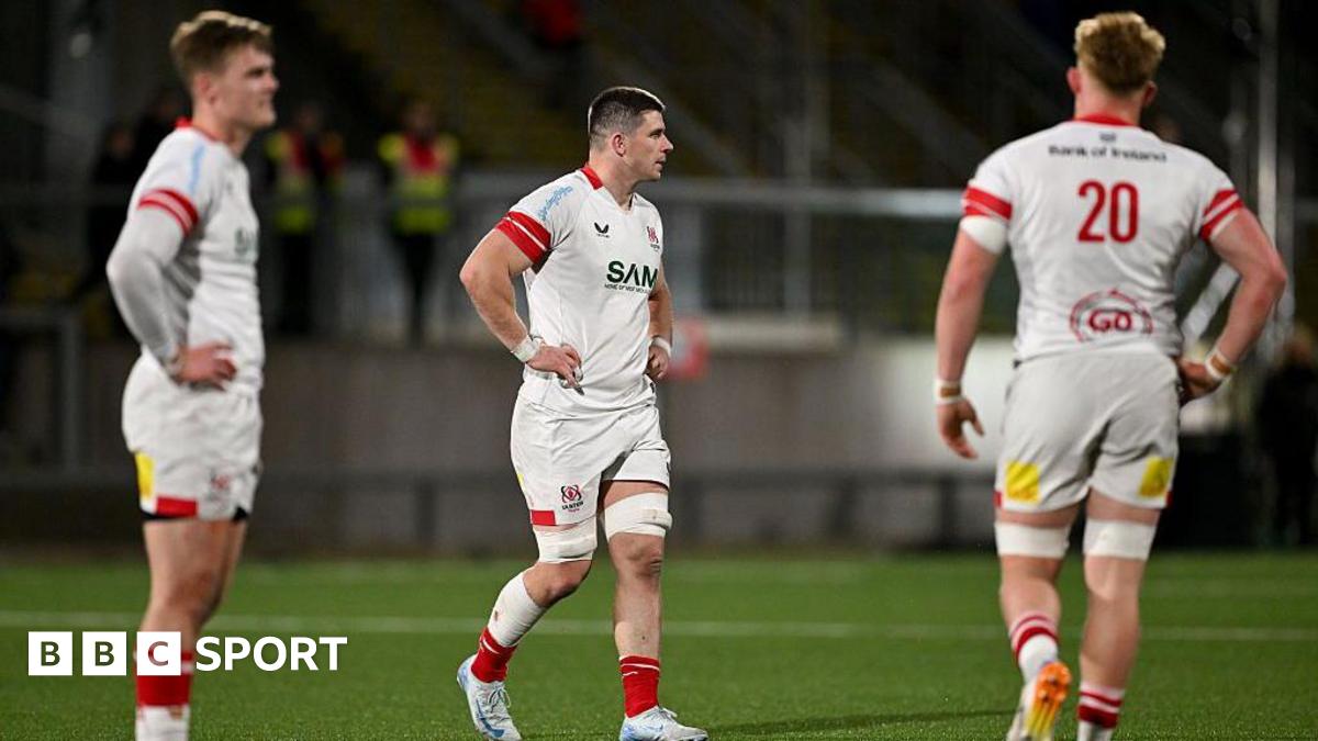 Ulster players look dejected after the game