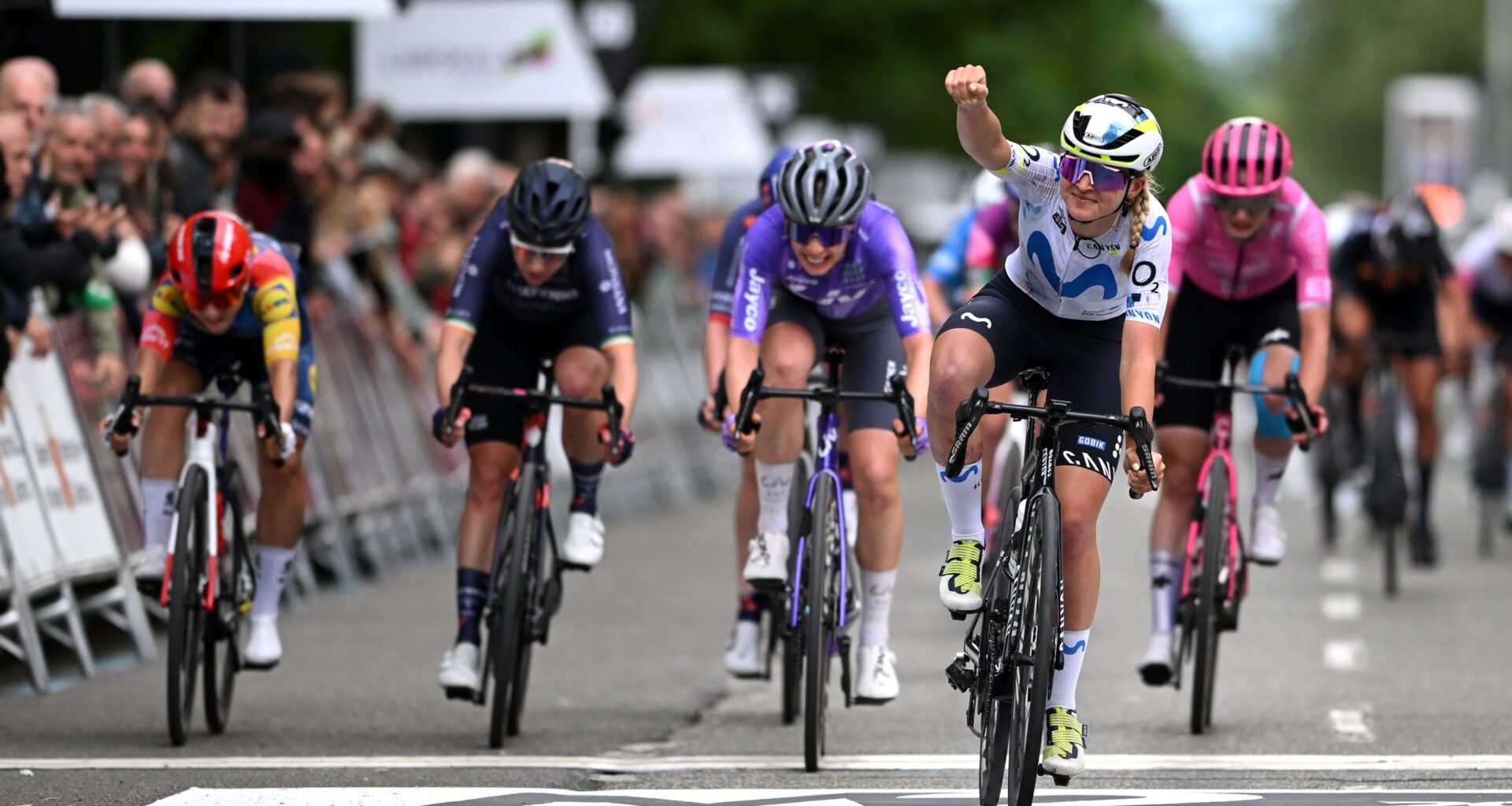 Cat Ferguson doubles up with sprint victory at Spanish one-day race