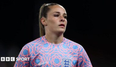Ella Toone warms up before England's win over China in November