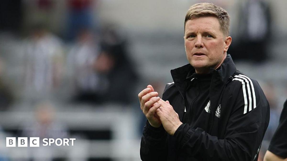 Newcastle United head coach Eddie Howe
