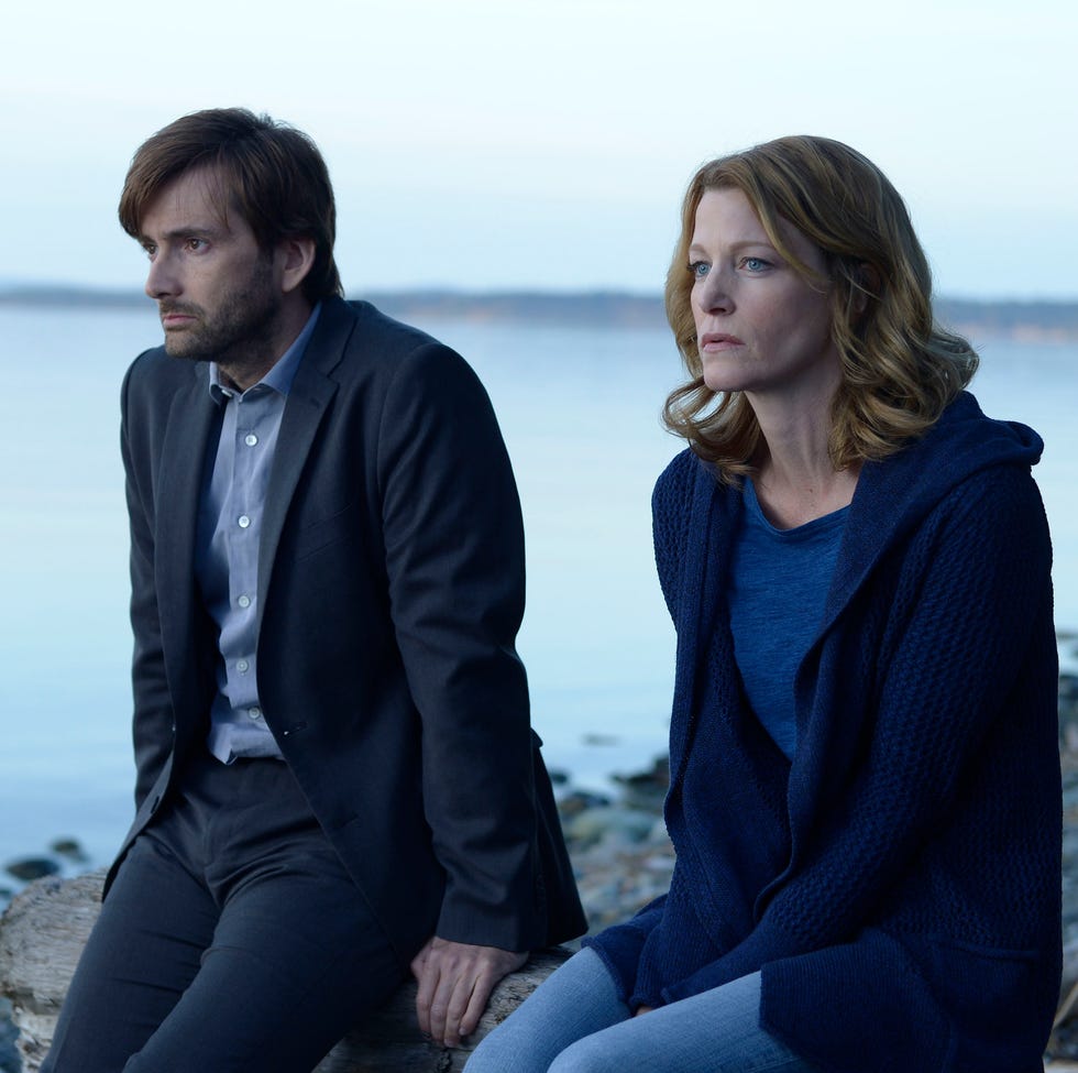 FOX's "Gracepoint" - Season One gracepoint: (l r) david tennant and anna gunn in episode ten season finale of gracepoint airing thursday, dec. 11, 2014 (9:00 10:00 pm et/pt) on fox. (photo by fox image collection via getty images)