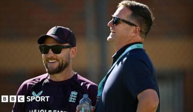 Brendon McCullum and Rob Key