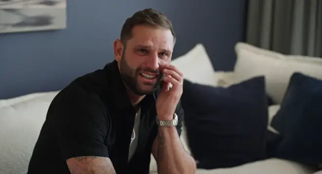 Scott was in tears after watching the footage back