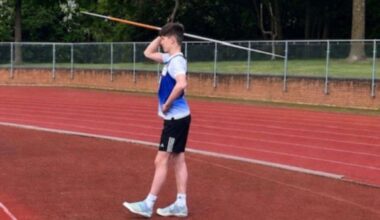 Catmose College student George Smith has been named as the United Kingdom's leading javelin thrower for his Under 14 age group