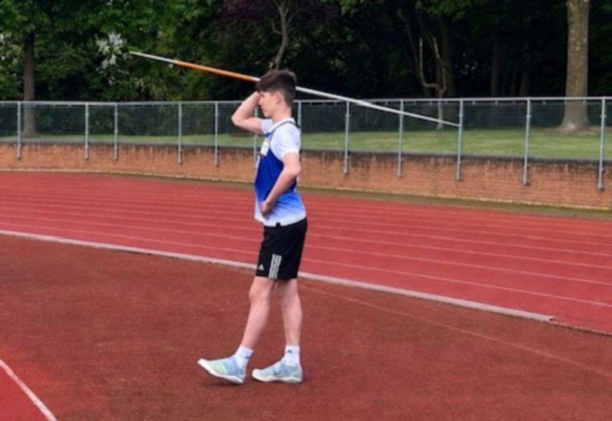Catmose College student George Smith has been named as the United Kingdom's leading javelin thrower for his Under 14 age group