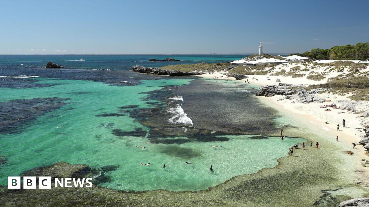 A birds-eye view of Rottnest Island.