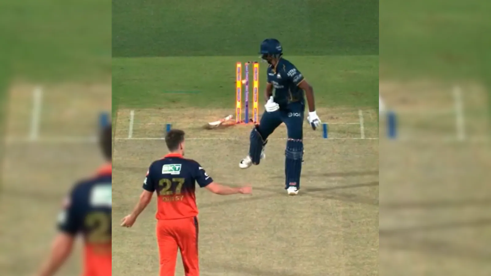 Hit-wicket In IPL: Sai Sudharsan's Brilliant Shot Turns Into Disaster As GT Falter vs RCB