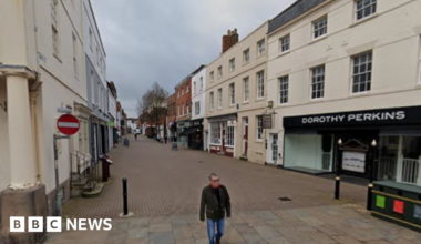 A Google street view image of Market Street in Lichfield where the attack took place