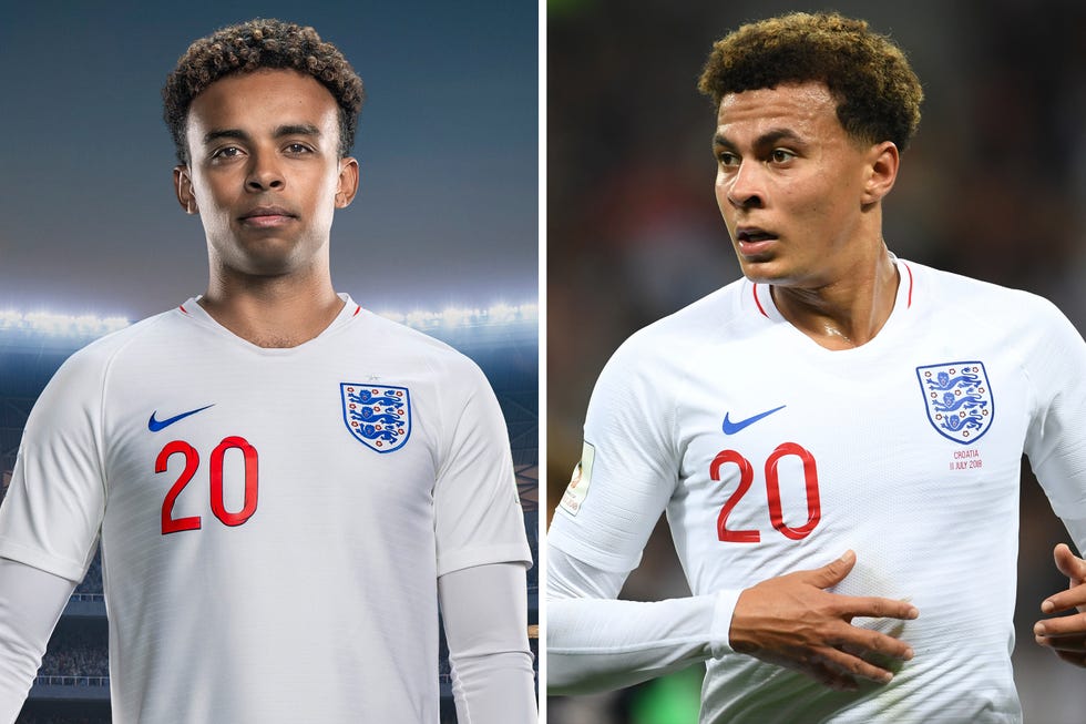 EMBARGOED 19.05.26 00:01 Lewis Shepherd, Dele Alli, Dear England lewis shepherd, dele alli, dear england