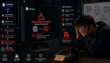 Cursor AI coding agent deletes entire production database