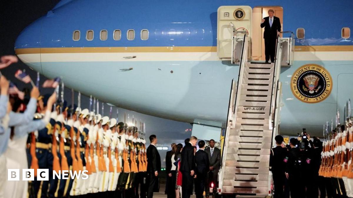Donald Trump lands in China for high-stakes meeting with Xi Jinping - live updates
