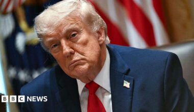 US President Donald Trump