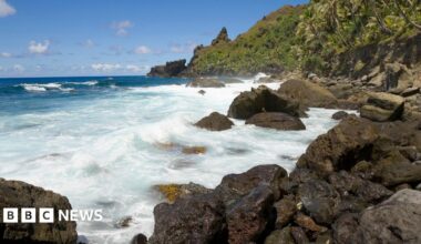 Pitcairn Island's coastline. File photo