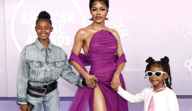 Teyana Taylor Coordinates with Her Daughters, Junie 10, and Rue Rose, 5, for Sweet Date Night at 2026 AMAs
