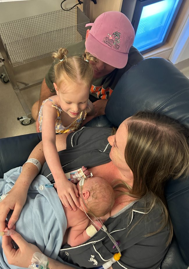 Despite seeking support, Matsen says postnatal depression still took hold after her third child.