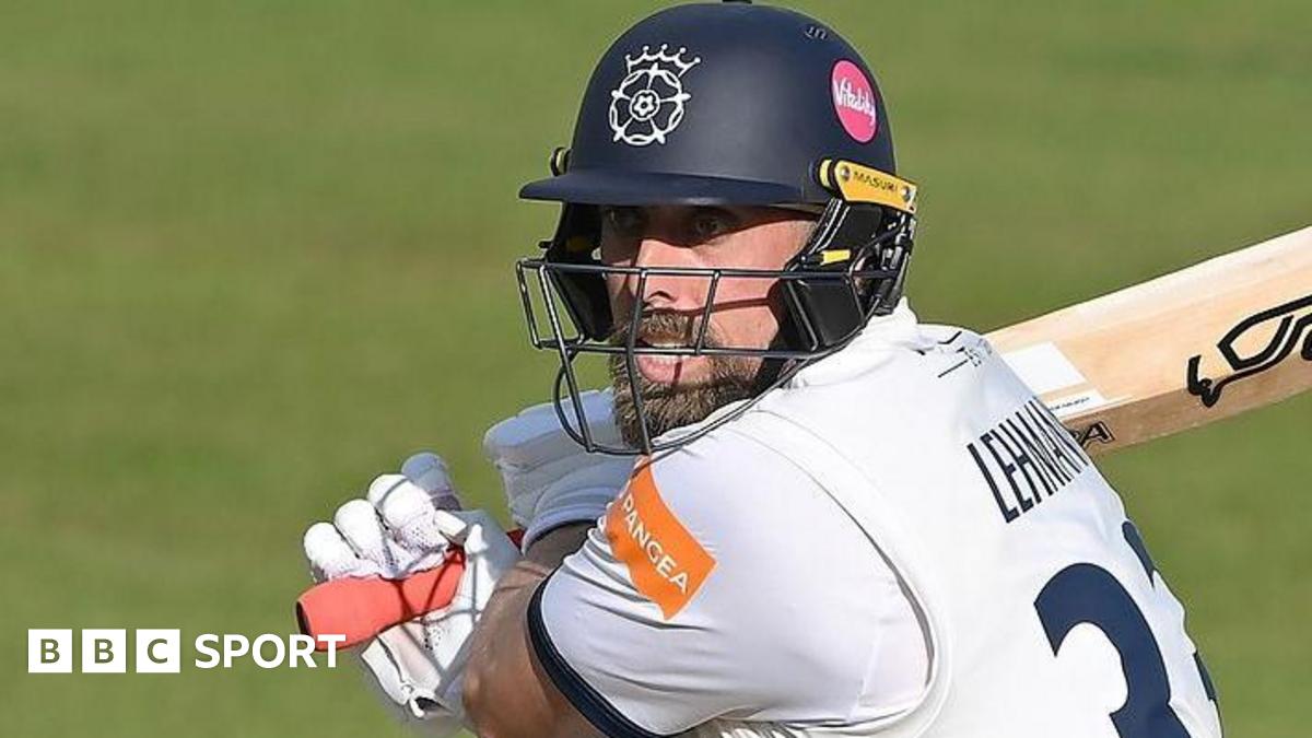 Jake Lehmann swishes his bat behind his right shoulder
