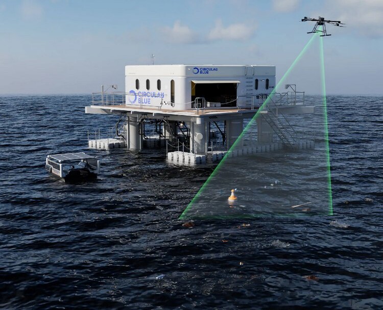 Phone Case Brand Designs Autonomous Floating Plastic Collection Platform to Combat Ocean Waste