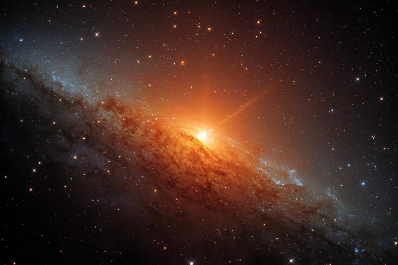 Ancient Galaxy No Spin Early Universe