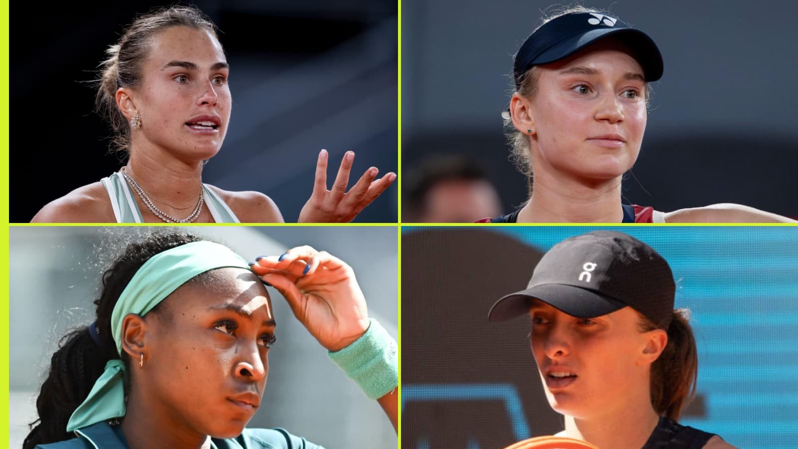 Eala climbs, Swiatek overtakes Gauff, Rybakina closes gap