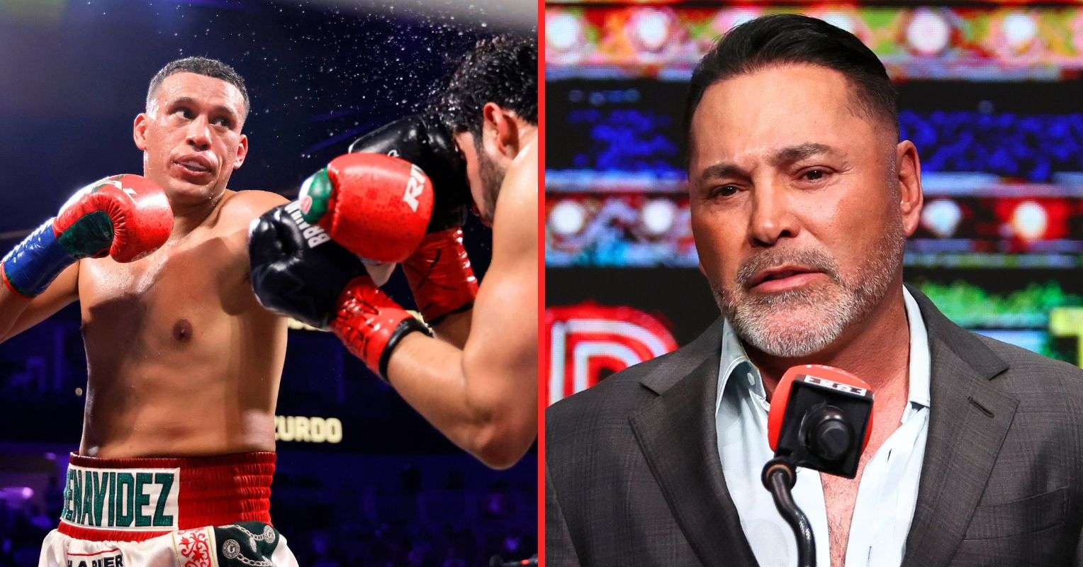 Oscar De La Hoya sums up David Benavidez’s ability after Ramirez KO title win