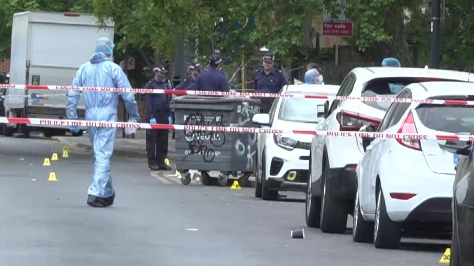 Brixton shooting: Four people in hospital after shots fired from vehicle