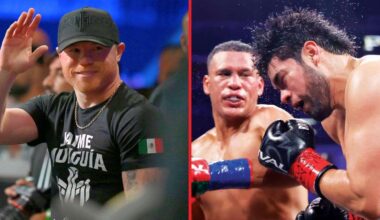 David Benavidez sums up Canelo leaving the arena before he KO’d Ramirez
