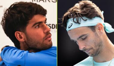 French Open withdrawal list: 8 stars out as Lorenzo Musetti joins Carlos Alcaraz