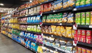 Chips Snacks Processed Junk Food Aisle