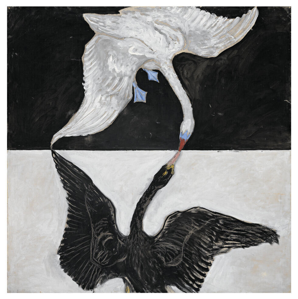 Swan, No. 1, 1914–1915, oil on canvas, 150 × 150 cm.