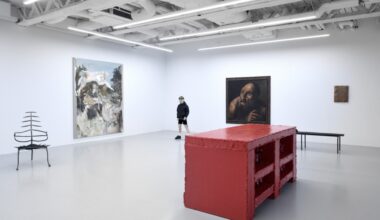 Inside the Studio Iron exhibition at Saatchi Yates gallery in London.
