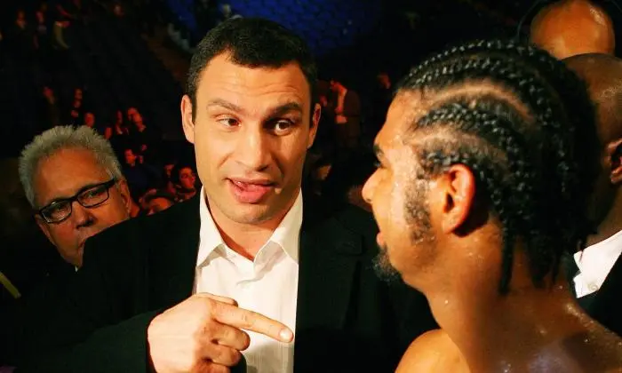 Haye and Klitschko were supposed to fight in 2009, but negotiations collapsed