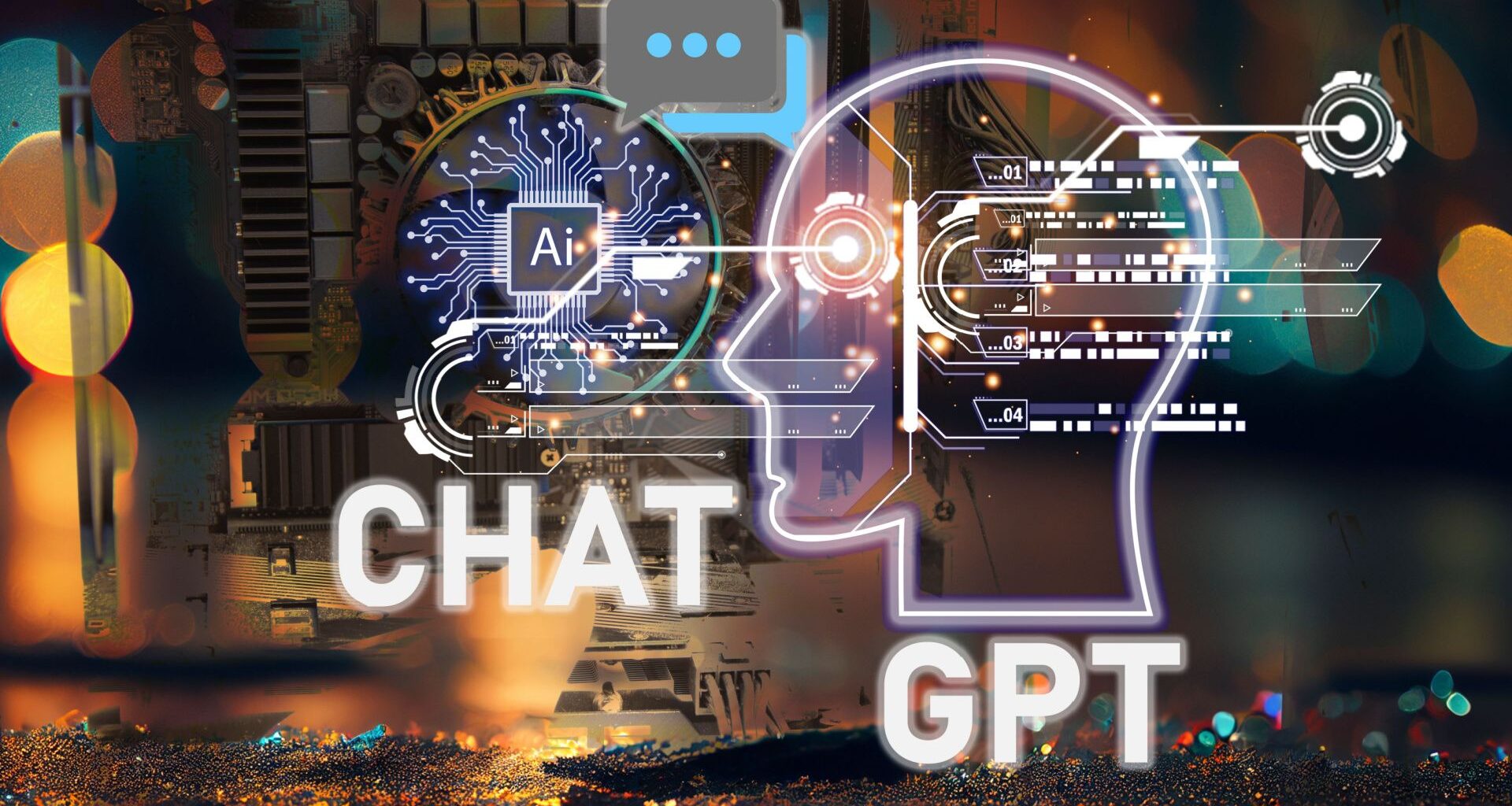 Concept art of ChatGPT AI chatbot